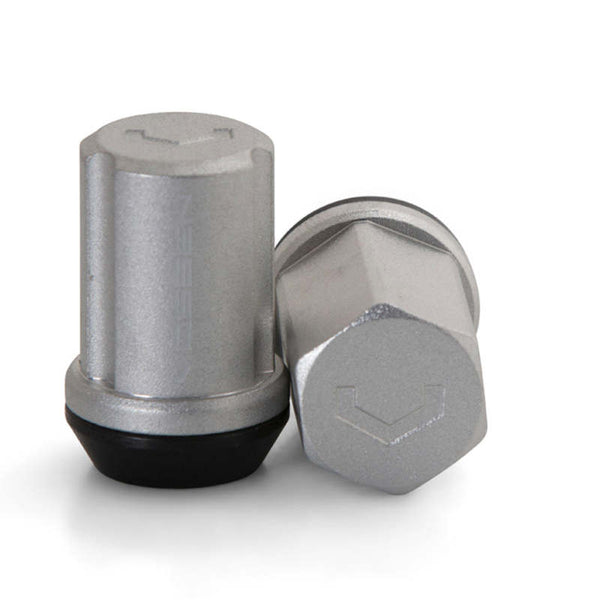 Vossen 35mm Lug Nut - 14x1.5 - 19mm Hex - Cone Seat - Silver (Set of 20) - Bull Strap