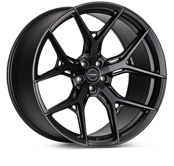 Vossen HF-5 20x9 / 5x120 / ET35 / Flat Face / 72.56 - Matte Gunmetal Wheel - Bull Strap
