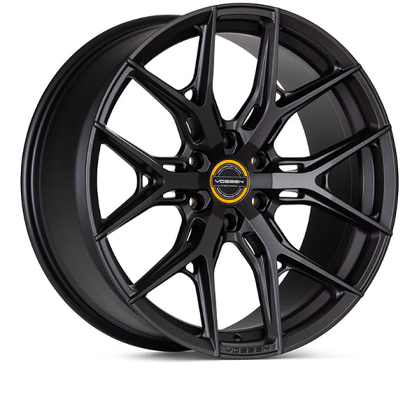 Vossen HF6-4 22x9.5 / 6x139.7 / ET20 / Deep Face / 106.1 - Matte Gunmetal Wheel - Bull Strap