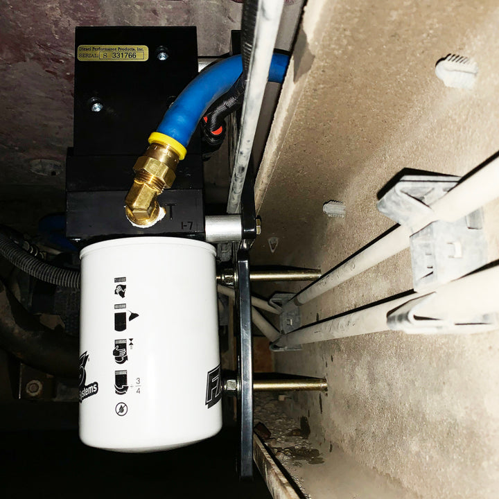 Wehrli 01-10 Chevrolet 6.6L Duramax FASS Fuel System Relocation Bracket (Crew Cab Only) - Bull Strap