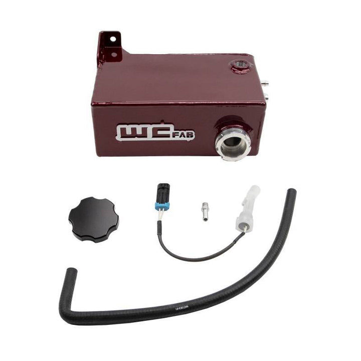 Wehrli 11-16 Chevrolet 6.6L LML Duramax OEM Placement Coolant Tank Kit - Gloss White - Bull Strap
