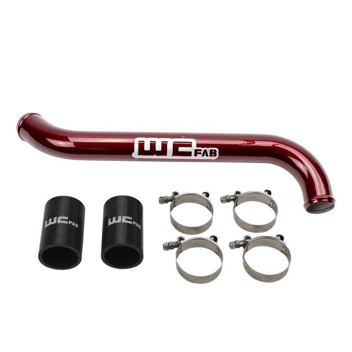 Wehrli 11-16 Chevrolet 6.6L LML Duramax Upper Coolant Pipe - Gloss White - Bull Strap