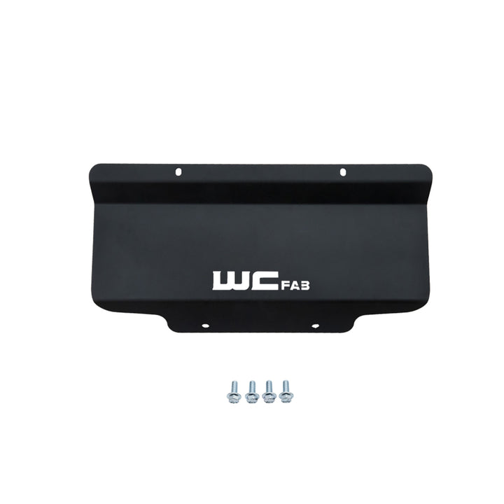 Wehrli 11-19 GM Duramax 6.6L Lower Splash Shield Kit - Fine Texture Black - Bull Strap