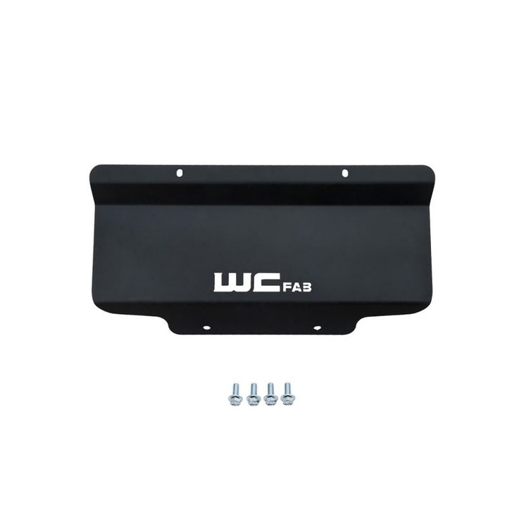 Wehrli 11-19 GM Duramax 6.6L Lower Splash Shield Kit - Fine Texture Black - Bull Strap