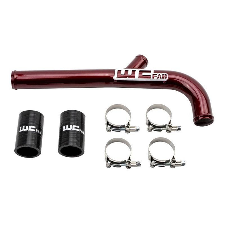 Wehrli 13-15 Dodge Cummins 6.7L w/Dual Radiator Upper Coolant Pipe - Bengal Red - Bull Strap