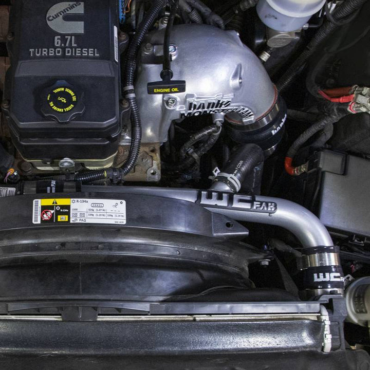 Wehrli 13-15 Dodge Cummins 6.7L w/Dual Radiator Upper Coolant Pipe - Bengal Red - Bull Strap