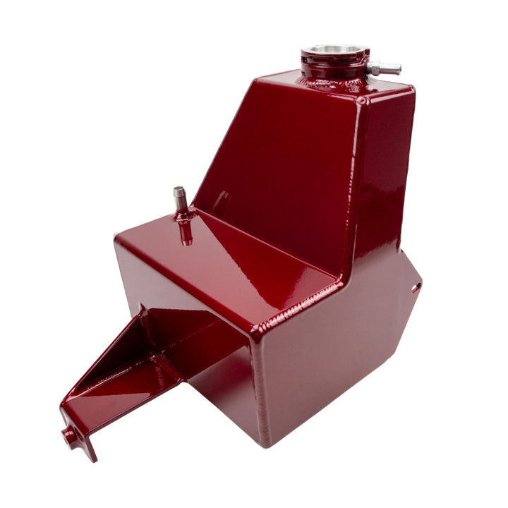 Wehrli 13-18 Dodge 6.7L Cummins OEM Placement Coolant Tank Kit - Gloss Black - Bull Strap