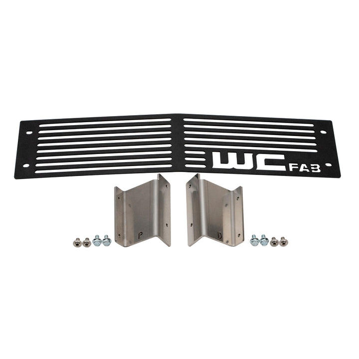 Wehrli 15-19 Chevrolet Silverado HD 6.6L LML/L5P Duramax Bumper Grille - Fine Texture Black - Bull Strap