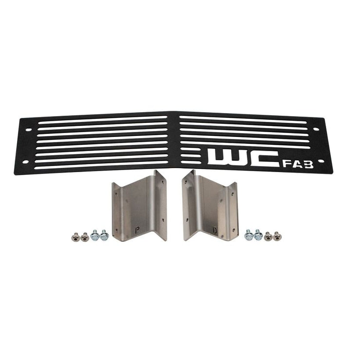 Wehrli 15-19 Chevrolet Silverado HD 6.6L LML/L5P Duramax Bumper Grille - Fine Texture Black - Bull Strap