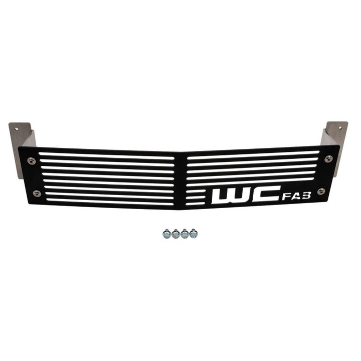 Wehrli 15-19 Chevrolet Silverado HD 6.6L LML/L5P Duramax Bumper Grille - Fine Texture Black - Bull Strap
