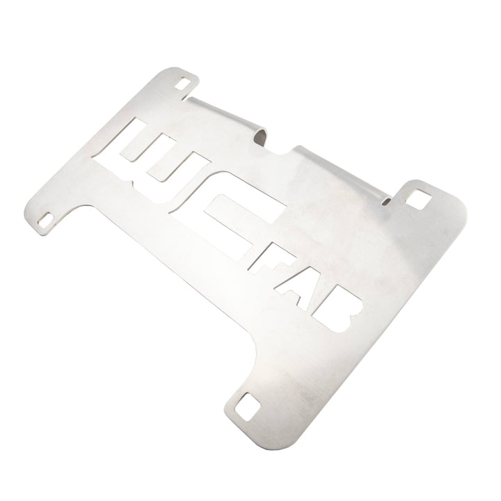 Wehrli 15-19 Chevy HD Lower Valance Filler Panel License Plate Mount Bracket - Bull Strap