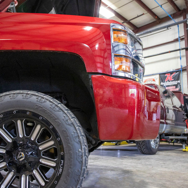 Wehrli 15-19 GM 2500/3500 HD Bumper Spacer Kit - 3/4in - Bull Strap