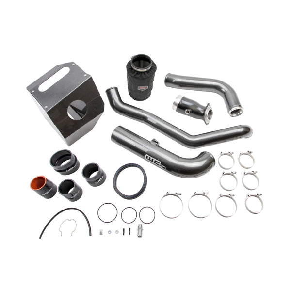 Wehrli 17-19 Chevrolet 6.6L L5P Duramax High Flow Intake Bundle Kit Stage 2 - Gloss White - Bull Strap