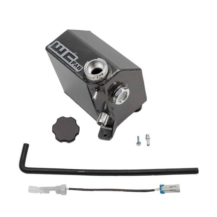 Wehrli 17-19 Chevrolet 6.6L L5P Duramax OEM Placement Coolant Tank Kit - Gloss Black - Bull Strap