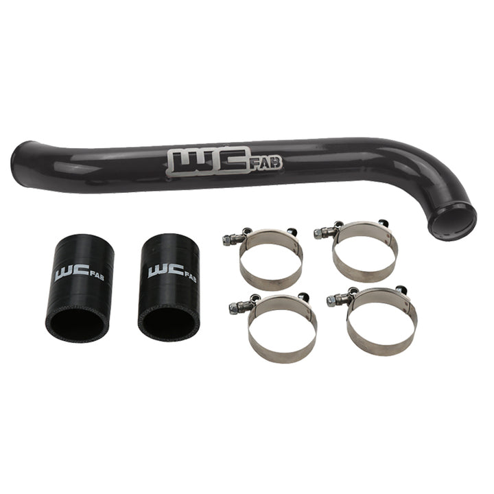Wehrli 17-19 Chevrolet 6.6L L5P Duramax Upper Coolant Pipe - Gloss White - Bull Strap