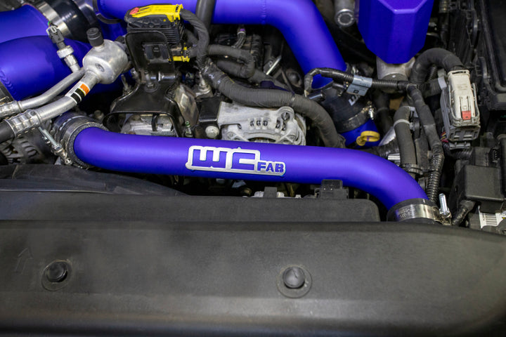Wehrli 17-19 Chevrolet 6.6L L5P Duramax Upper Coolant Pipe - Gloss White - Bull Strap