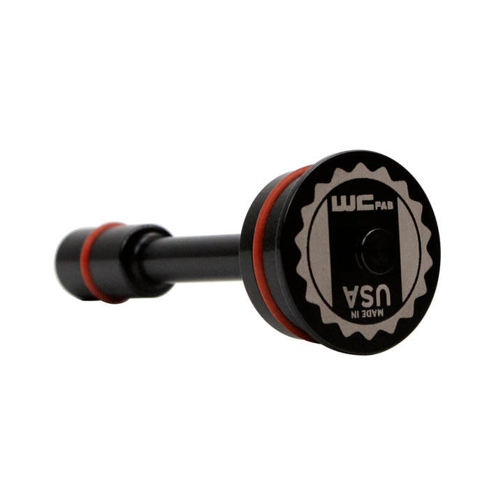 Wehrli 17-19 L5P Duramax Billet Anodized Transmission Cooler Thermostat Bypass Plug - Bull Strap