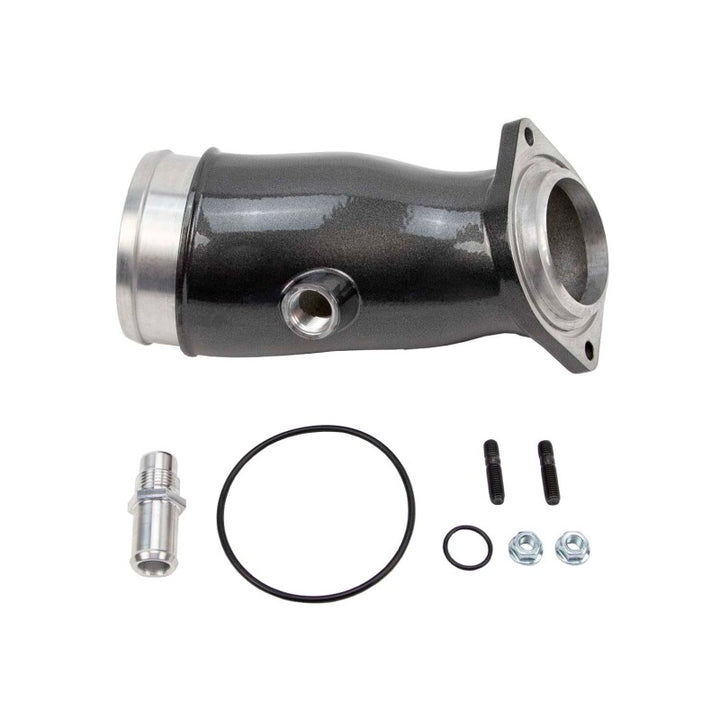 Wehrli 17-24 Duramax L5P High Flow Intake Horn - Gloss Black - Bull Strap
