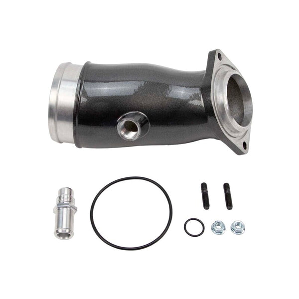 Wehrli 17-24 Duramax L5P High Flow Intake Horn - Gloss White - Bull Strap