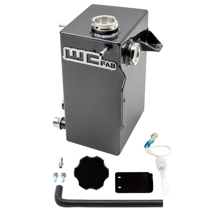 Wehrli 20-24 Chevrolet-GMC 6.6L L5P Duramax OEM Placement Coolant Tank Kit - Gloss Black - Bull Strap