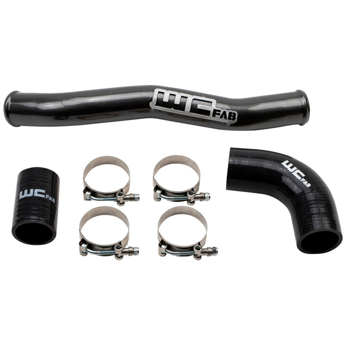 Wehrli 2020-2024 Chevrolet 6.6L L5P Duramax Upper Coolant Pipe - Gloss White - Bull Strap