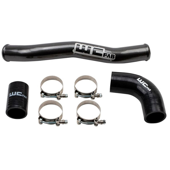 Wehrli 2020-2024 Chevrolet 6.6L L5P Duramax Upper Coolant Pipe - Gloss White - Bull Strap
