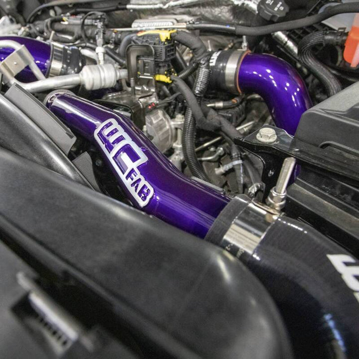 Wehrli 2020-2024 Chevrolet 6.6L L5P Duramax Upper Coolant Pipe - Gloss White - Bull Strap