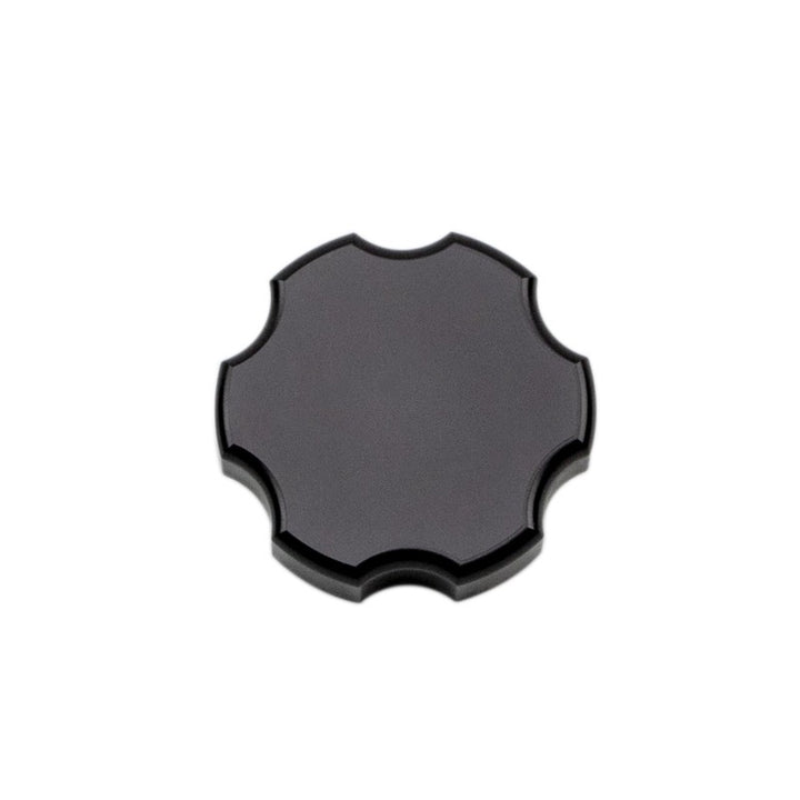 Wehrli 99-24 GM 1500/2500/3500 Billet Aluminum Brake Master Cylinder Cap - Black Anodized - Bull Strap