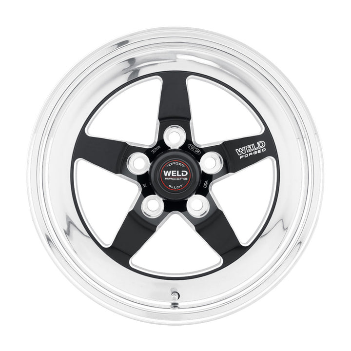 Weld S71 15x10 / 5x4.5 BP / 7.5in. BS Black Wheel (Medium Pad) - Non-Beadlock - Bull Strap