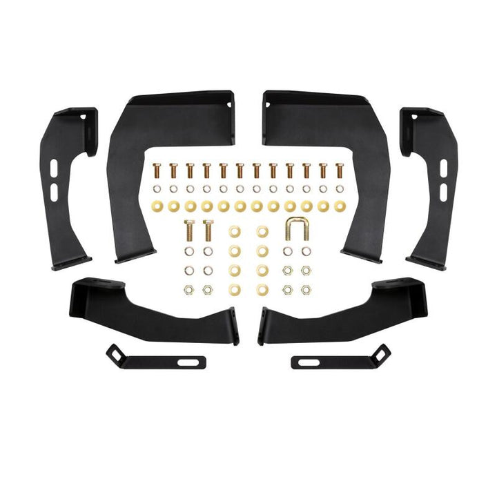 Westin 04-13 Chevy Silverado 1500 Crew Cab 2004-2013 HDX Drop Nerf Step Bars - Textured Black - Bull Strap