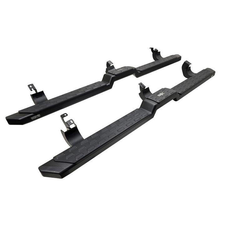 Westin 05-23 Toyota Tacoma DC HDX Running Boards - Tex. Blk - Bull Strap