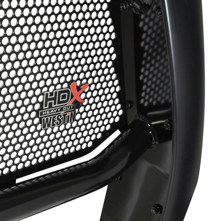 Westin 09-18 Ram 1500/ 19-22 1500 Classic (Excl. Rebel/Warlock/TRX) HDX Modular Grille Guard- Black - Bull Strap