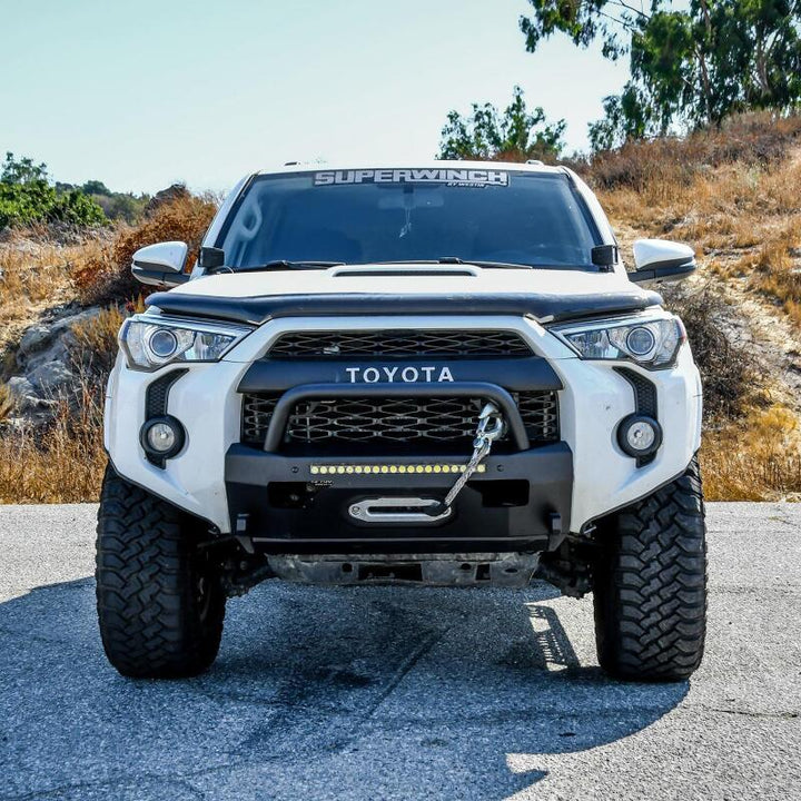 Westin 14-20 Toyota 4Runner Pro-Series Bumper Round Bull Bar - Textured Black - Bull Strap