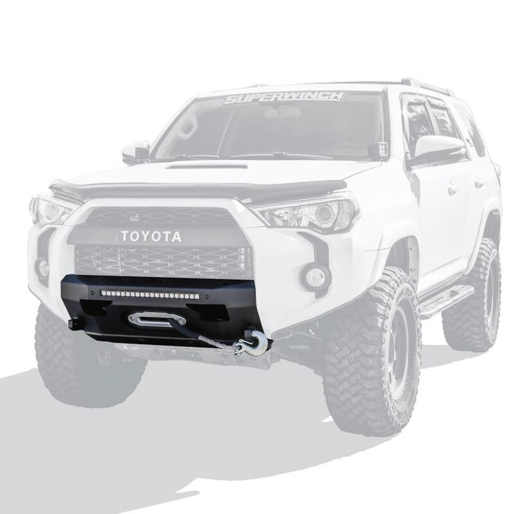 Westin 14-22 Toyota 4Runner (Excl. Ltd/TRD Sport/Nightshade) Pro-Series Front Bumper - Tex. Blk - Bull Strap