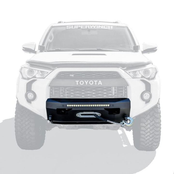Westin 14-22 Toyota 4Runner (Excl. Ltd/TRD Sport/Nightshade) Pro-Series Front Bumper - Tex. Blk - Bull Strap