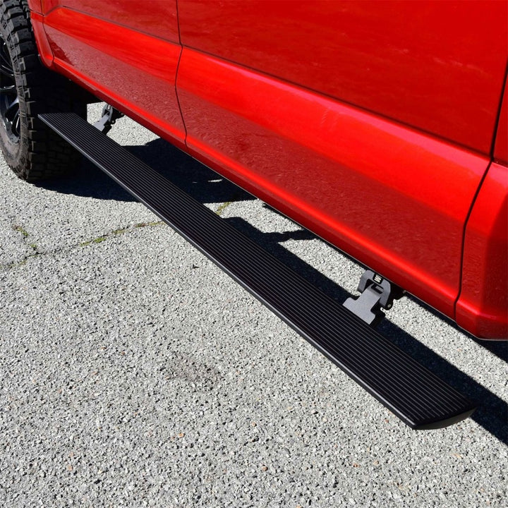 Westin 15-23 Ford F-150 SuperCrew / 17-23 F-250/350 CrewCab Pro-e Running Boards - Tex. Blk - Bull Strap
