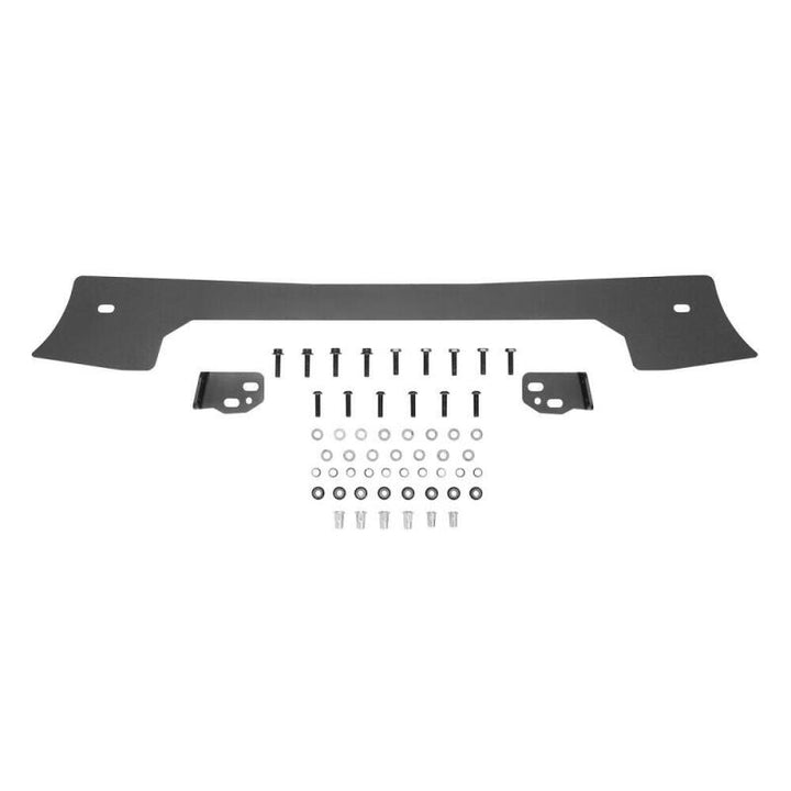 Westin 18-19 Jeep Wrangler JL Front Bumper Skid Plate - Textured Black - Bull Strap
