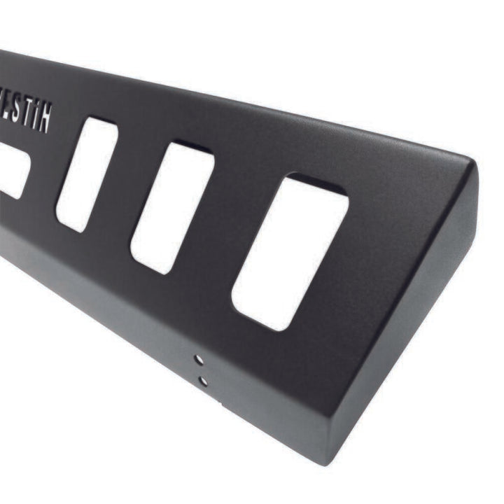 Westin 18-19 Jeep Wrangler JL Front Bumper Skid Plate - Textured Black - Bull Strap