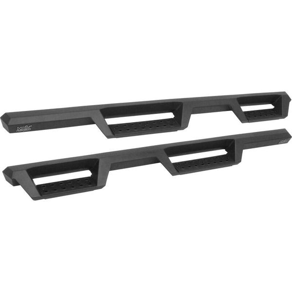 Westin 18-20 Jeep Wrangler JL Unlimited 4DR HDX Drop Nerf Step Bars - Textured Black - Bull Strap