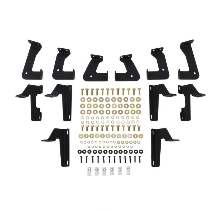 Westin 18-20 Jeep Wrangler JL Unlimited 4DR HDX Drop Nerf Step Bars - Textured Black - Bull Strap