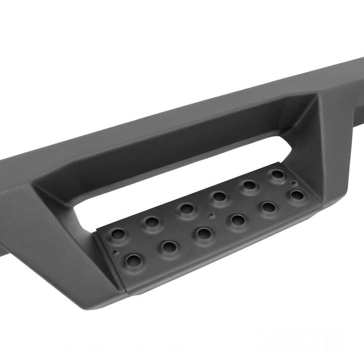 Westin 18-20 Jeep Wrangler JL Unlimited 4DR HDX Drop Nerf Step Bars - Textured Black - Bull Strap