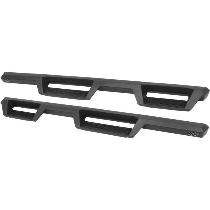 Westin 18-20 Jeep Wrangler JL Unlimited 4DR HDX Drop Nerf Step Bars - Textured Black - Bull Strap