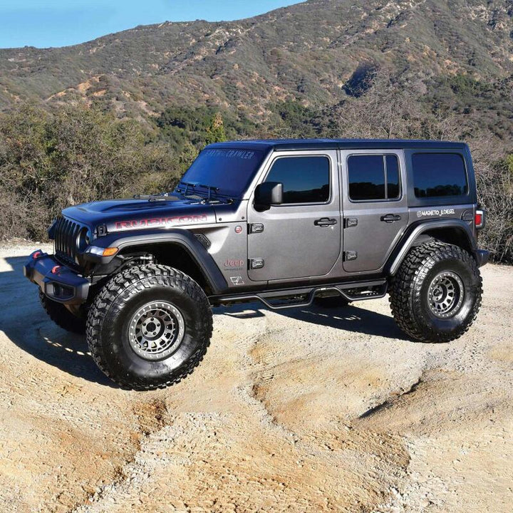 Westin 18-22 Jeep Wrangler JL Unlimited Outlaw Nerf Step Bars - Bull Strap