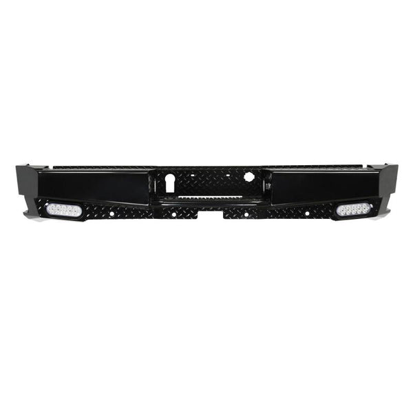Westin 19-20 Chevy Silverado 1500 HDX Bandit Rear Bumper - Black - Bull Strap