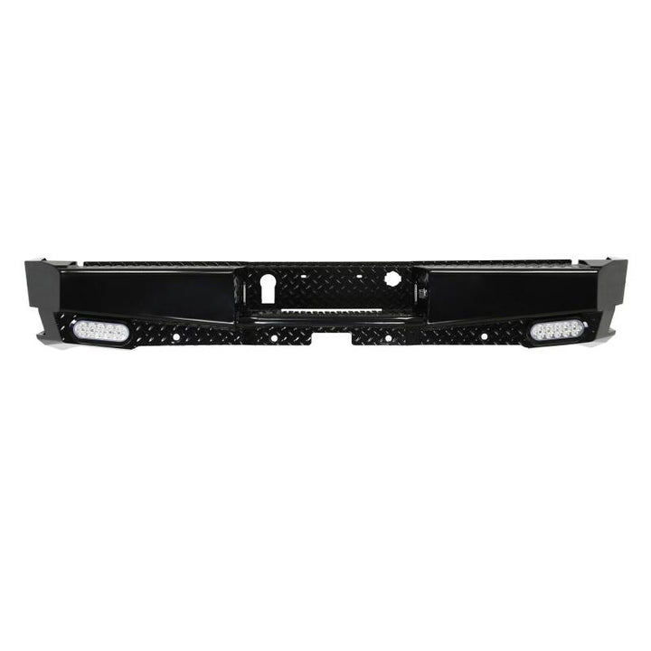 Westin 19-20 Chevy Silverado 1500 HDX Bandit Rear Bumper - Black - Bull Strap