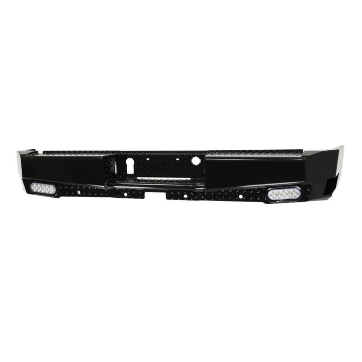 Westin 19-20 Chevy Silverado 1500 HDX Bandit Rear Bumper - Black - Bull Strap