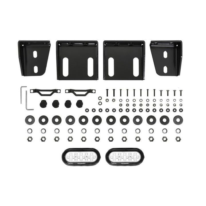 Westin 19-20 Chevy Silverado 1500 HDX Bandit Rear Bumper - Black - Bull Strap