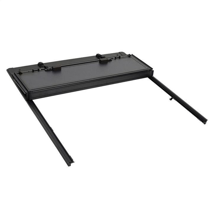 Westin 19-26 Chevrolet/GMC Silverado/Sierra 5ft. 8in. Bed Hard Tri-Fold Tonneau Cover - Black - Bull Strap