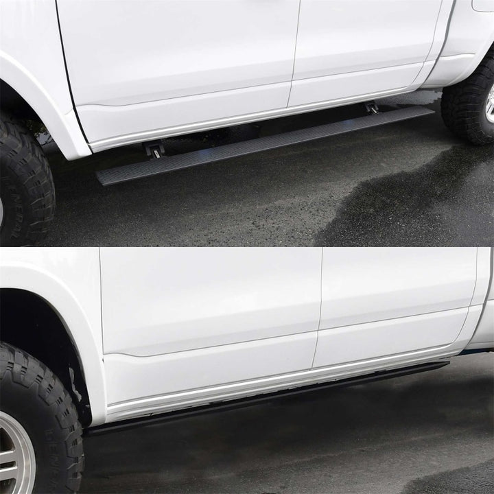 Westin 19-23 RAM 1500 Crew Cab (Excl. 2019+ 1500 Clsc.) Pro-e Running Boards - Tex. Blk - Bull Strap