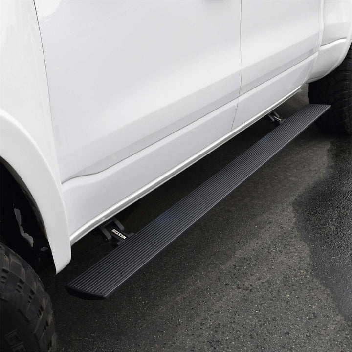 Westin 19-23 RAM 1500 Crew Cab (Excl. 2019+ 1500 Clsc.) Pro-e Running Boards - Tex. Blk - Bull Strap